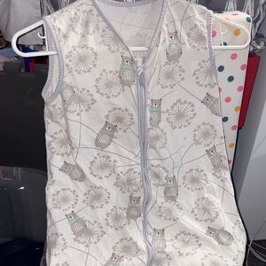 Sleeveless Owl Print Bodysuit